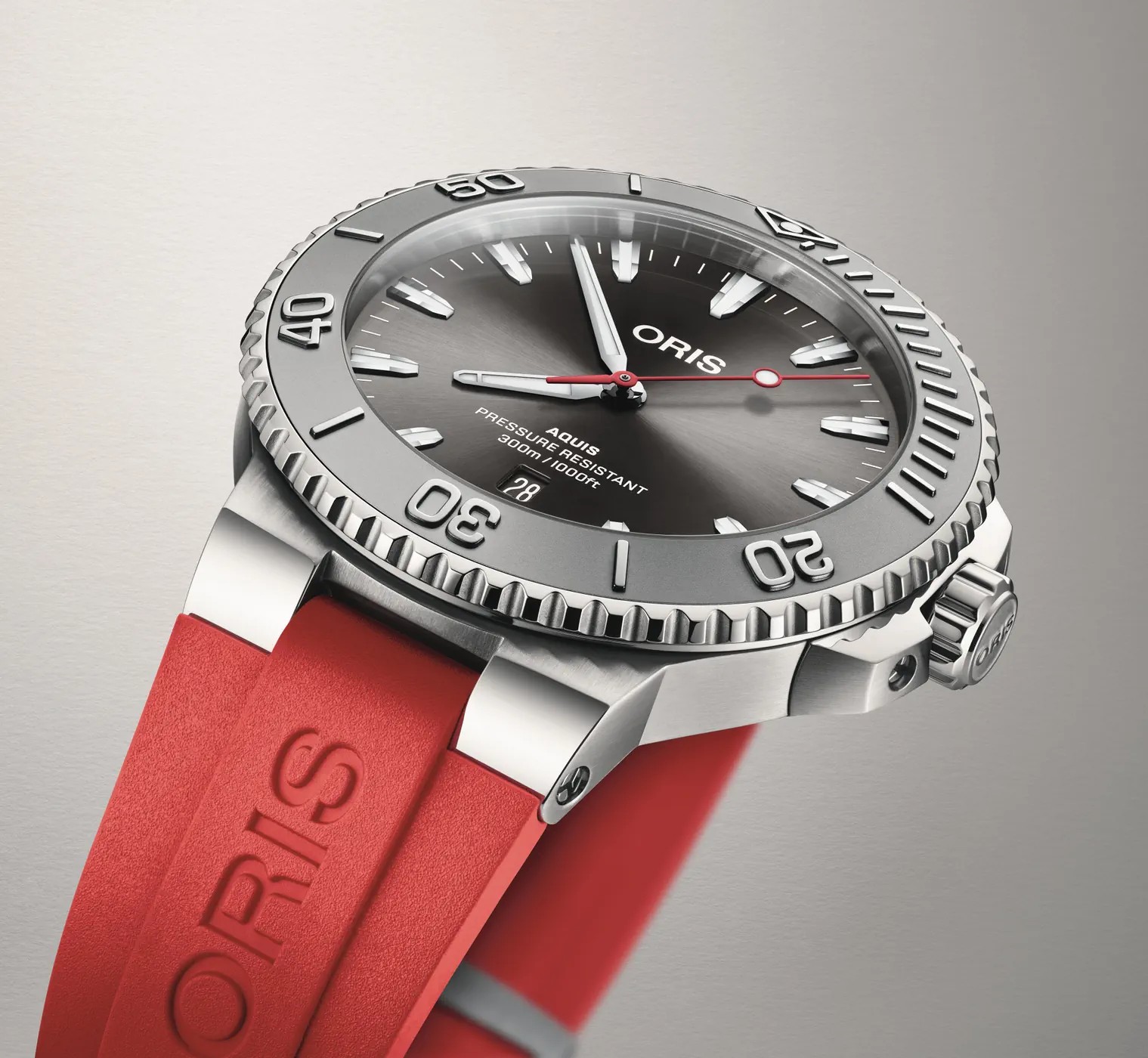 Часы ORIS  Мужские швейцарские часы, автоматический механизм, сталь, 43,5 мм